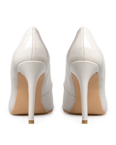 Zapatilla Tacón Hueso Básica 79009
